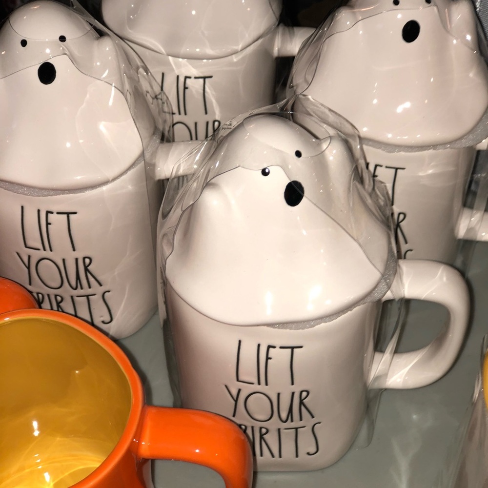 NEW ✨LIFT YOUR SPIRITS, ghost, boo mug REA DUNN 🎃1 Mug